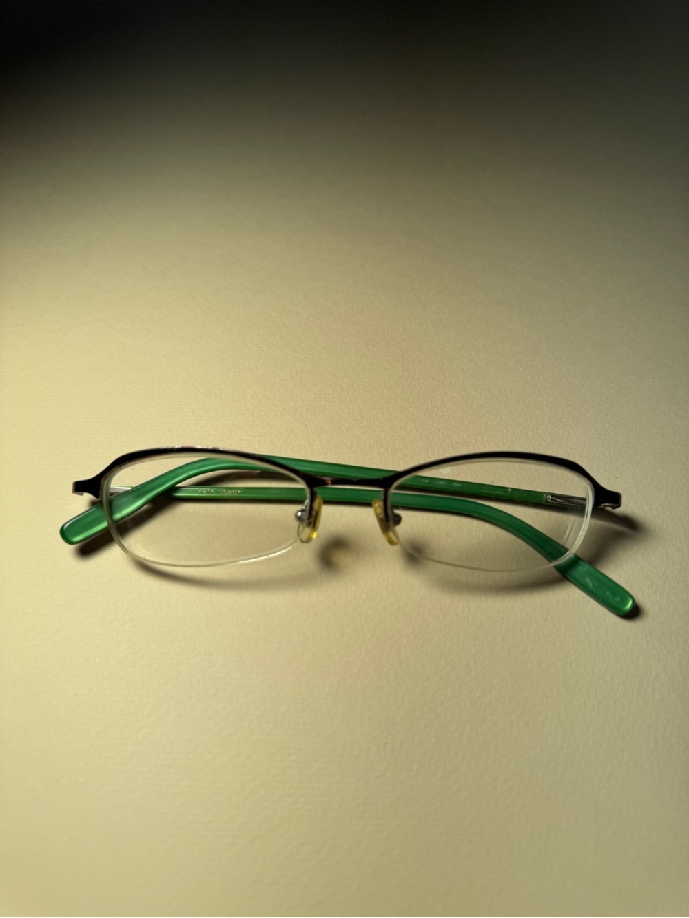 Kate Spade Green Semi-Rimless Glasses –50-18-140 Leena Made in Italy